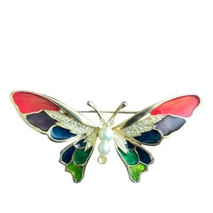 Vintage Butterfly Brooch